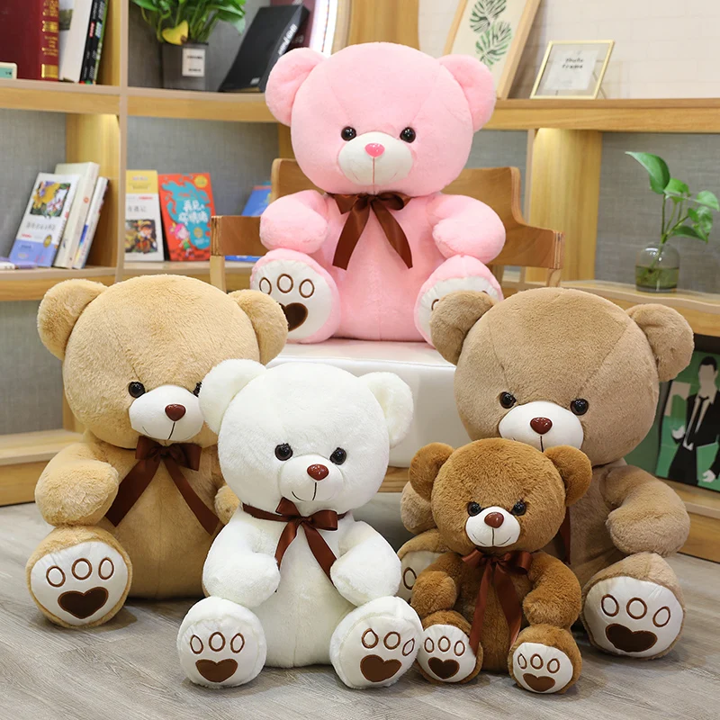 

High Quality Toy Cartoon Teddy Bear Plush Toys 35/50/60cm Stuffed Plush Animals Lovely Bear Doll Birthday Gift For Children