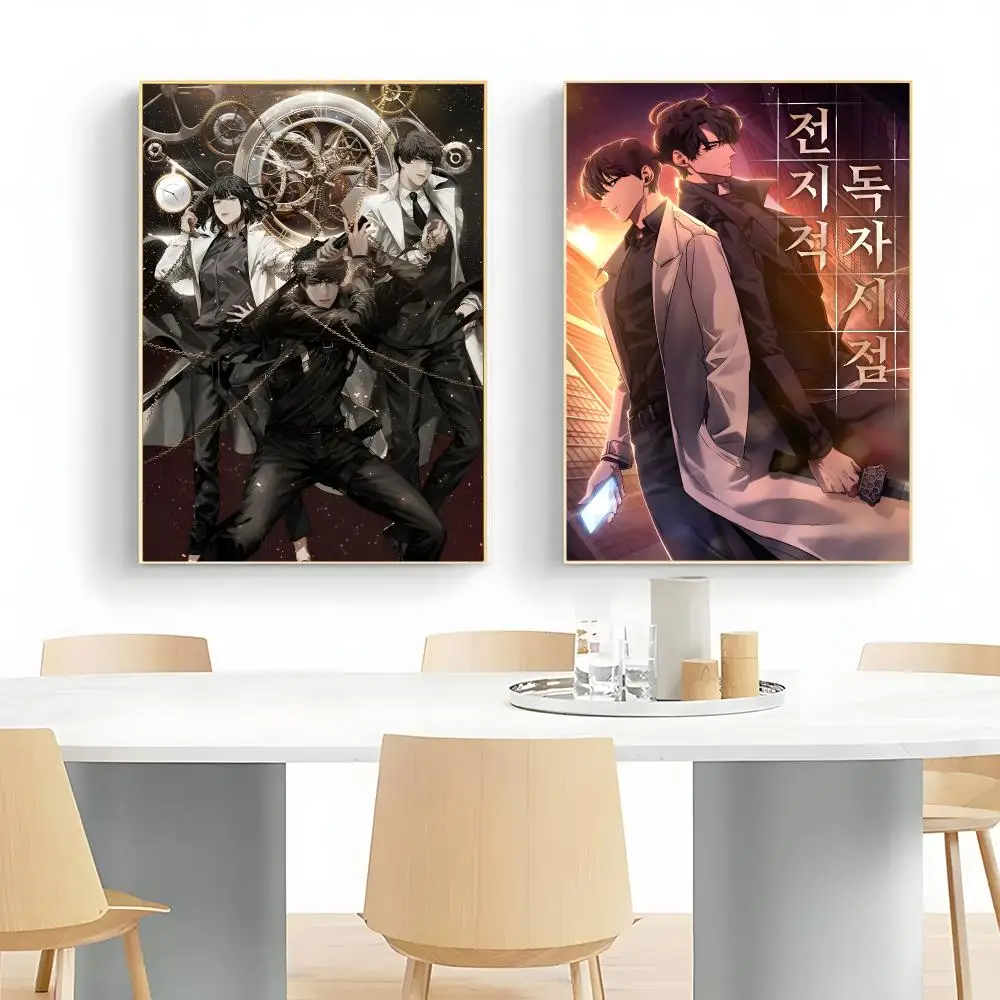 Webtoon Animation O-Omniscient Readers Viewpoint Poster Frameless Peel-and-Stick Removable Wall Art Print