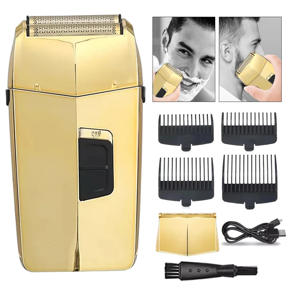

Electric Foil Shavers for Men Mens Beard Shaver Foil Electric Razor Men's Multifunction 2 in 1 Foil Trimmer Waterproof Shaving