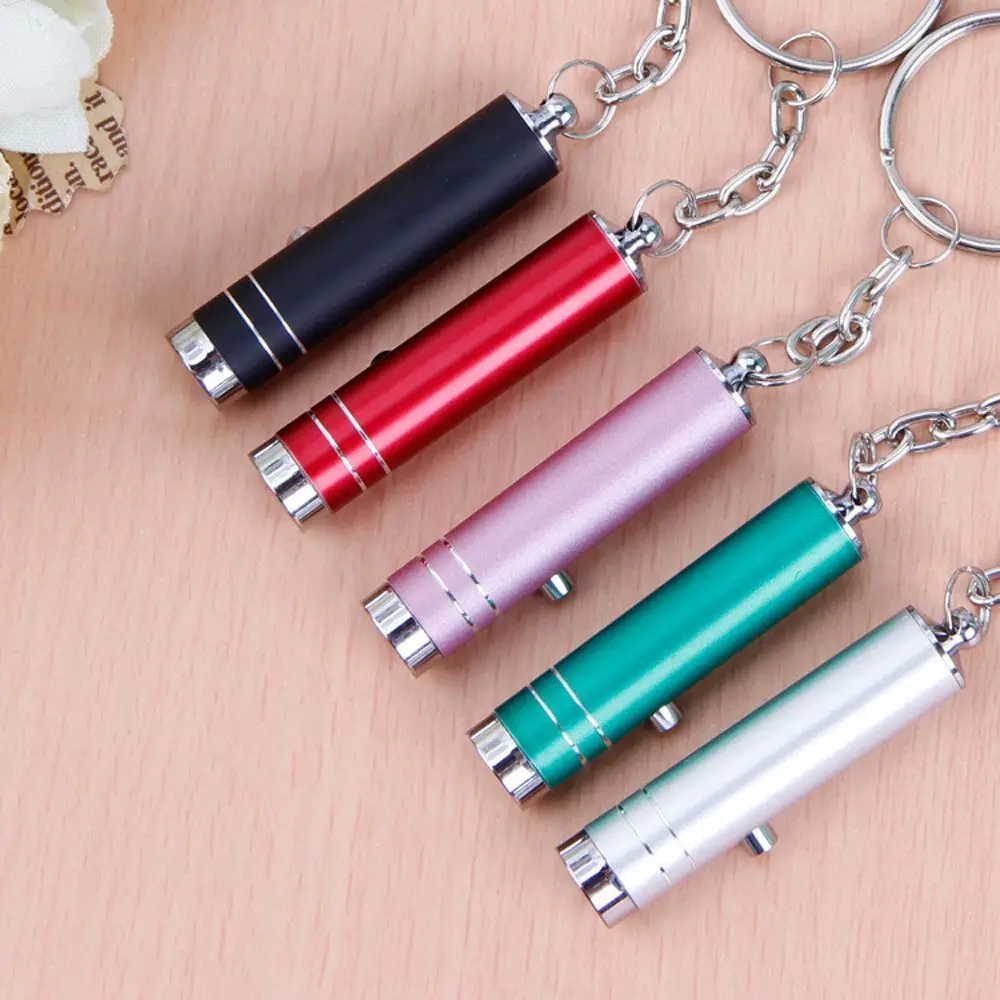 Agents Aluminium Alloy Money Check Money Detection ID Currency Detector UV Light Flashlight Keychain Lamp LED UV Torch