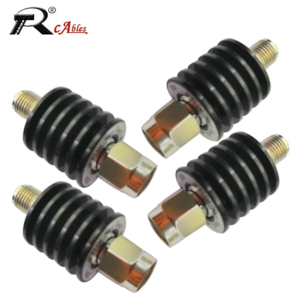 1 قطعة 6 جيجا هرتز 8 جيجا هرتز 5 واط SMA ذكر إلى SMA أنثى RF المخفف المحوري 3dB 5dB 6dB 10dB 20dB 30dB 40dB 50Ohm #1