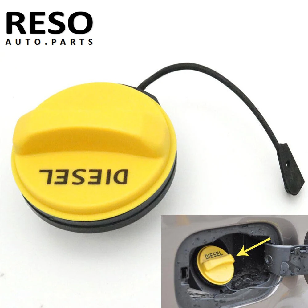 RESO   LR053666 Fuel Tank Filler Cap Cover for Land Rover LR3 LR4 Discovery 3 4 5 Range Rover Evoque Range Rover Sport