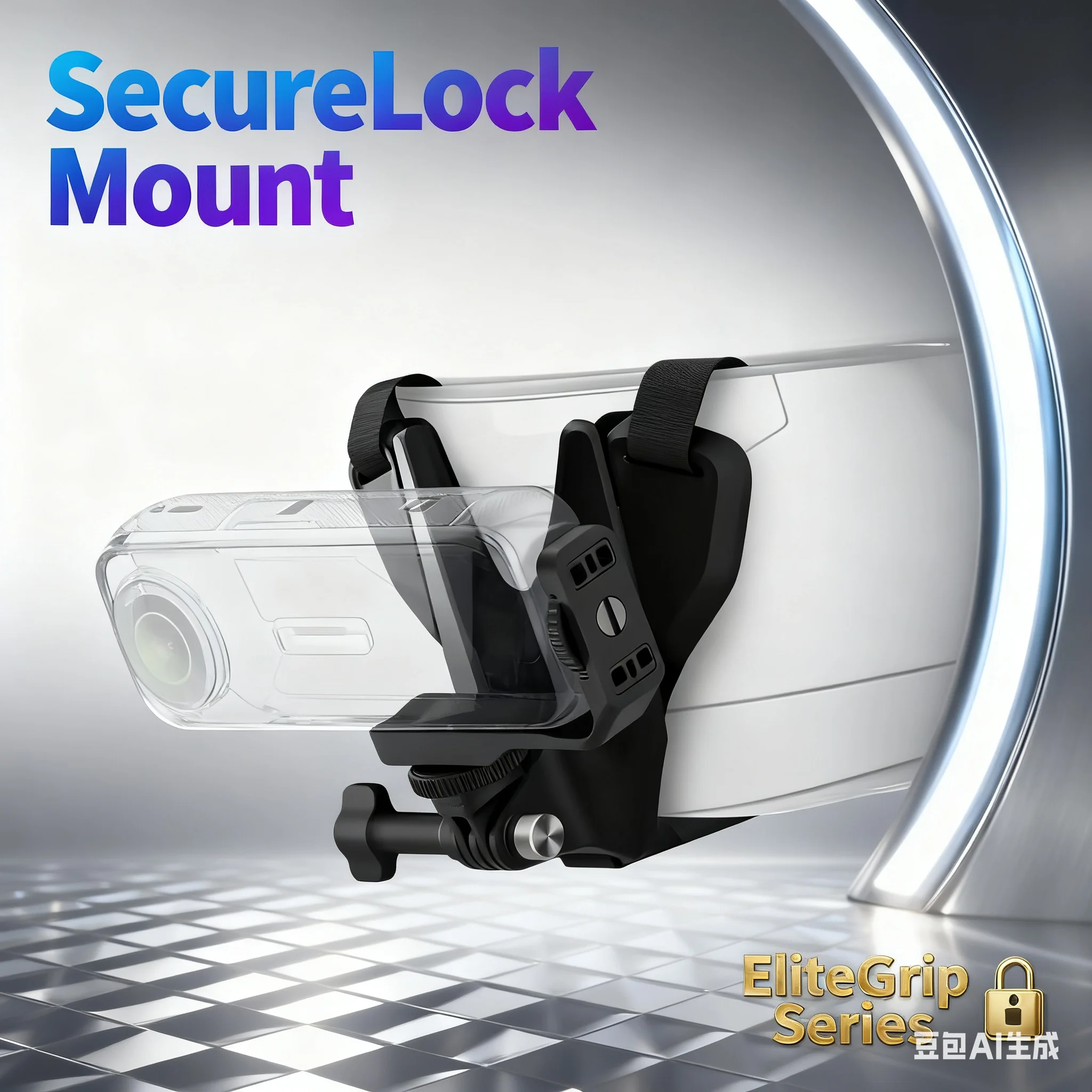 Soporte de barbilla para casco 2,0 para Insta360 Original, soporte antivibración fuerte, vista perfecta para Moto/Ski/filmación al aire libre