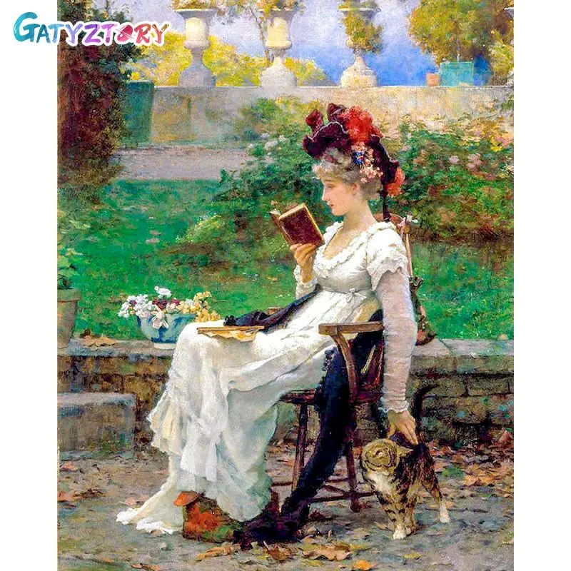 

GATYZTORY Modern Painting By Numbers On Canvas portrait Picture Drawing Handicrafts Wall Decor Unique Gift For Adults Paint Kit