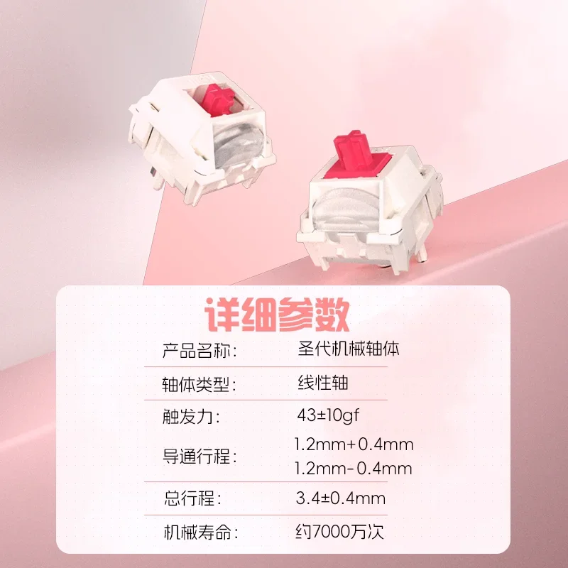 Kailh MX Sundae Linear 5Pin Mechanical Keyboard Switch HIFI Gaming And Office Use