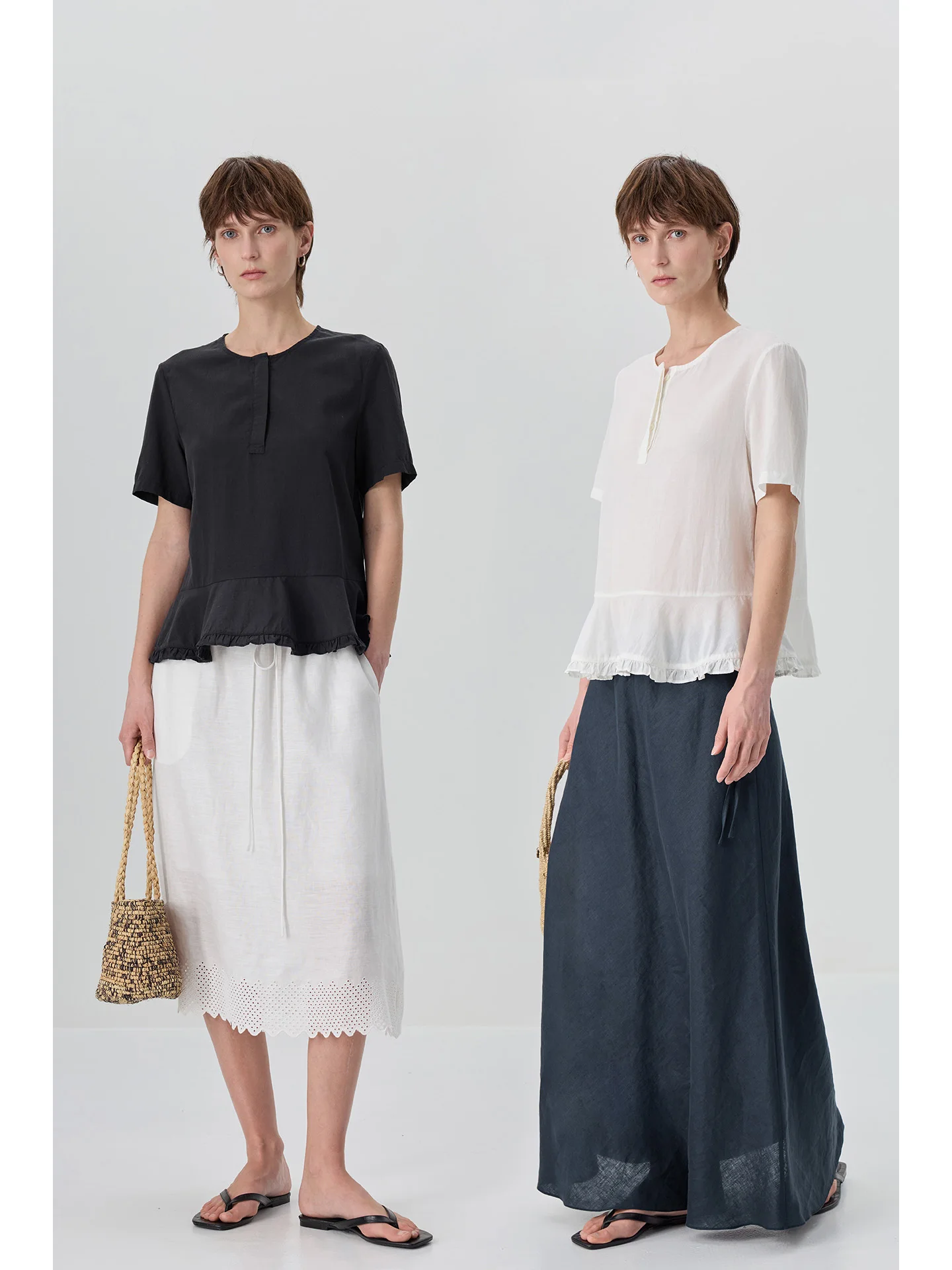 

Удобная дышащая женская рубашка с коротким рукавом из льна и хлопка, весенняя новинка, винтажный топ с кружевным подолом, приятный для кожи, легкий