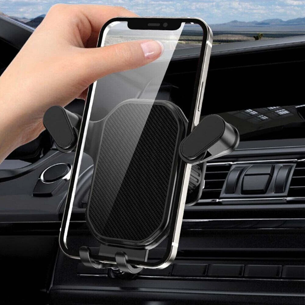Support de téléphone portable pour voiture, sortie d'air, résistant aux chocs, stable, automobile