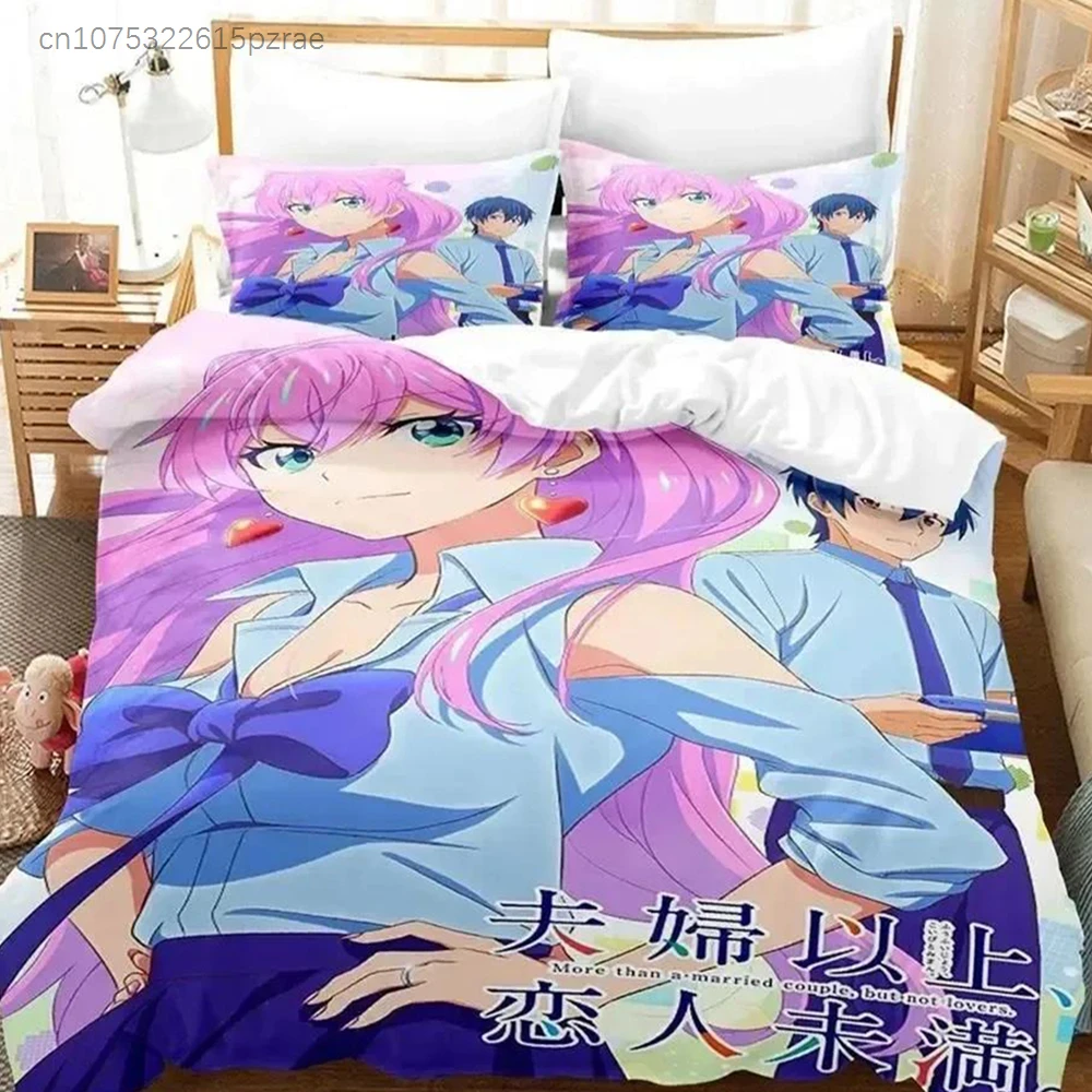 Anime More Than Married Couple But Not Lovers Bedding Set Bedroom Soft Modern Bedspreads Comefortable  Duvet Cover Pillowcase