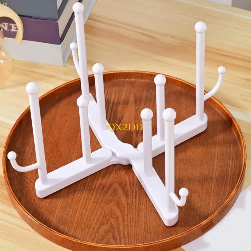 QX2D Easy To Disassemble Foldable Drying Rack Providing Fast Water Drainage & Hygienic Storage Conditions for Baby Bottles