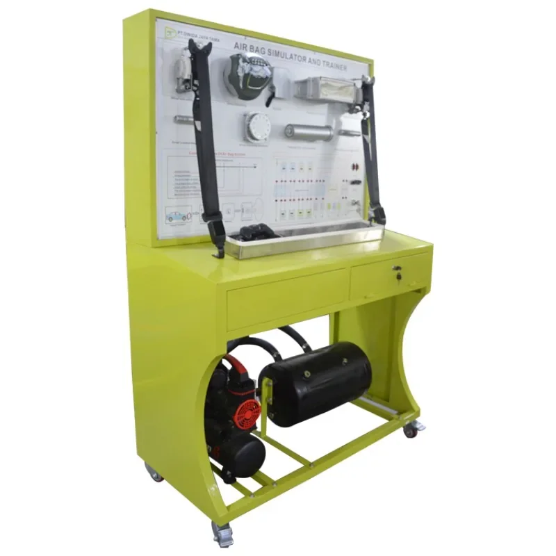 Customized Automotive Airbag Electrical Training Board Steel Teaching Equipment
