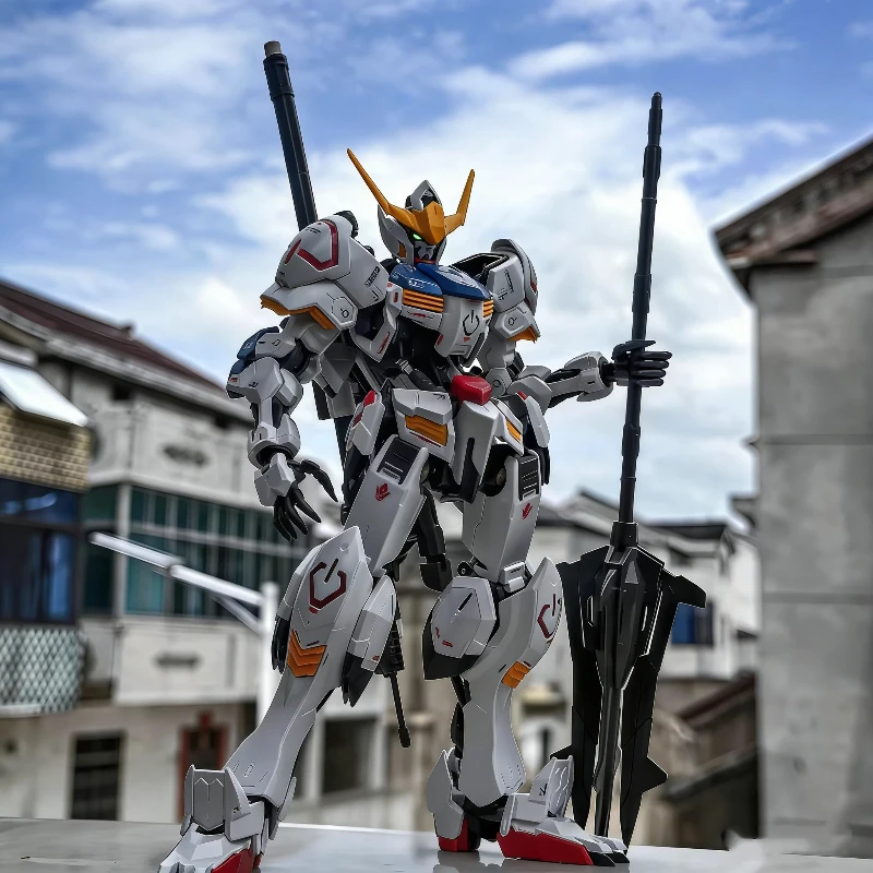 MG 1/100 Asw-G-08 Barbatos 4th forma Mecha modelo Kit montaje figuras de acción con calcomanías de agua traje móvil juguetes de regalo sorpresa ﻿
