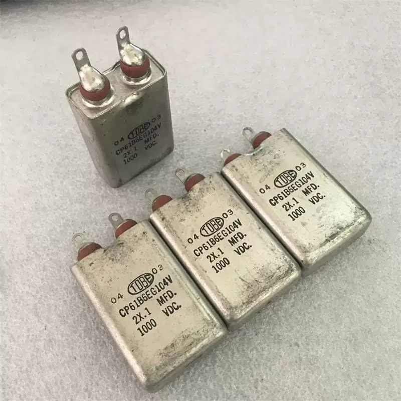 Imported TOBE 2 �� 0.1UF 1000V Copper Shell Gallbladder High Voltage Coupled Oil Immersed Capacitor from the United States