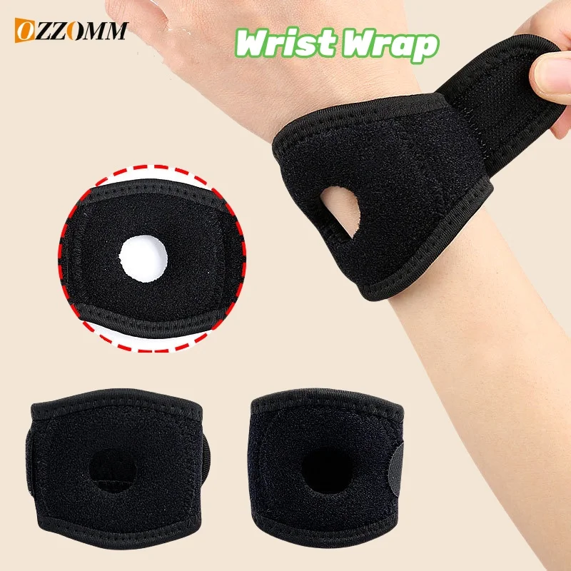 Soporte de muñeca para lágrimas TFCC, muñequera ajustable con almohadilla de anillo suave para el dolor de muñeca de la cara ulnar, entrenando,