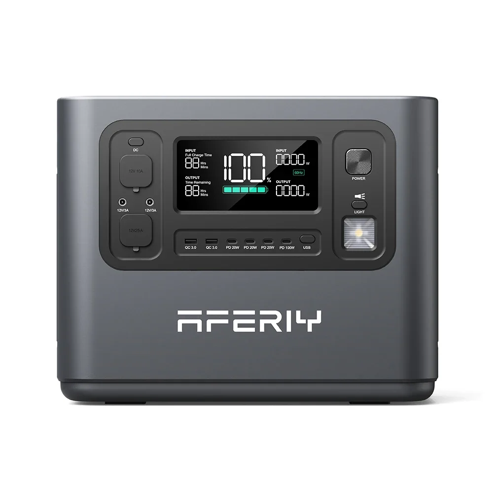 960Wh aferiy p110 emergency backup solar power generator portable emergency backup best portable battery generator