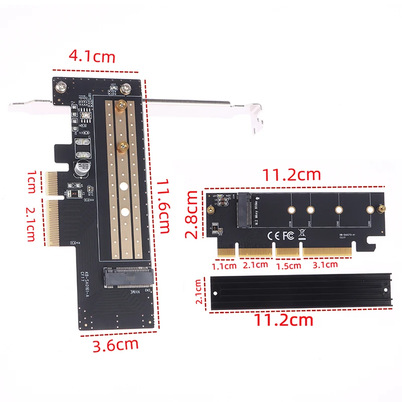 محول إلى M2 ، NVMe M.2 ، محول PCI السريع ، 32 جيجابايت في الثانية ، بطاقة SSD PCI-e ، توسيع الكمبيوتر ، إضافة على البطاقات ، 1