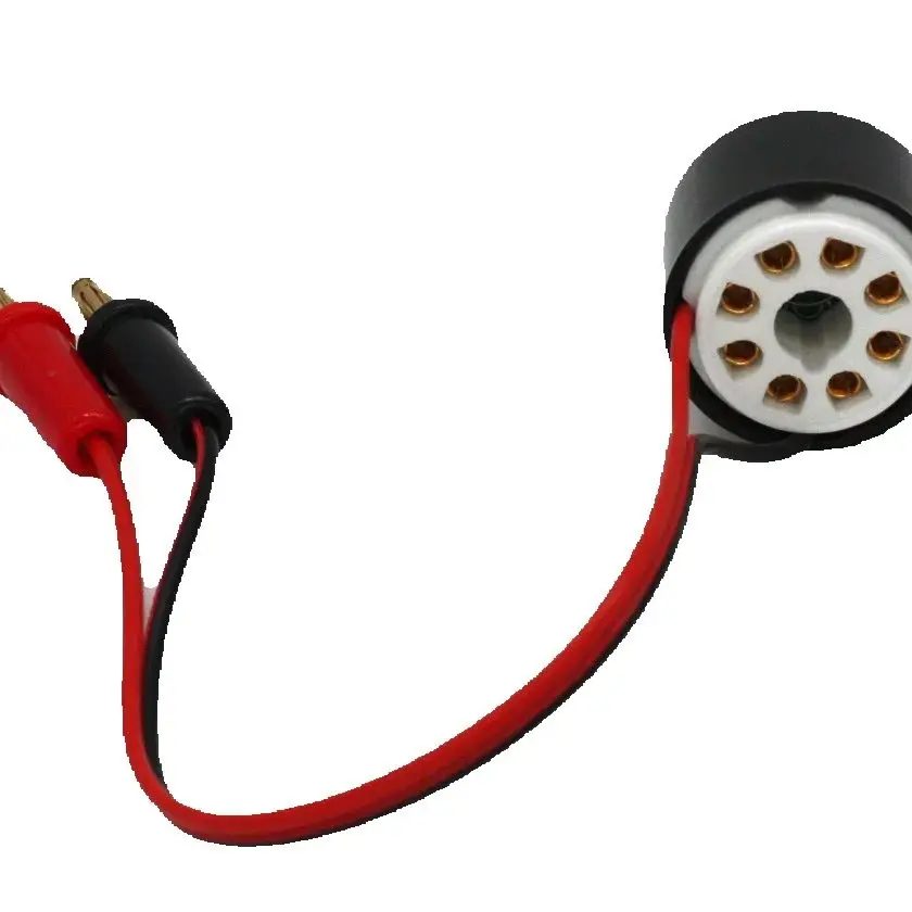 8Pin Tube cathode bias current Probe Socket for Test 6L6 6V6 EL34 KT88 5881