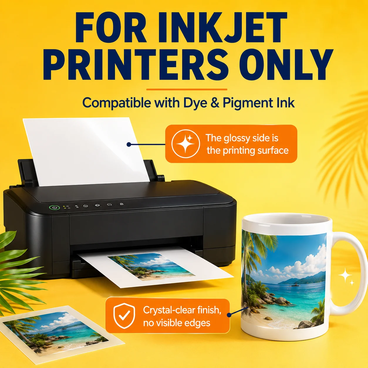 Papel adesivo transparente A4  - Ink Blotter Paper avaliação e preço