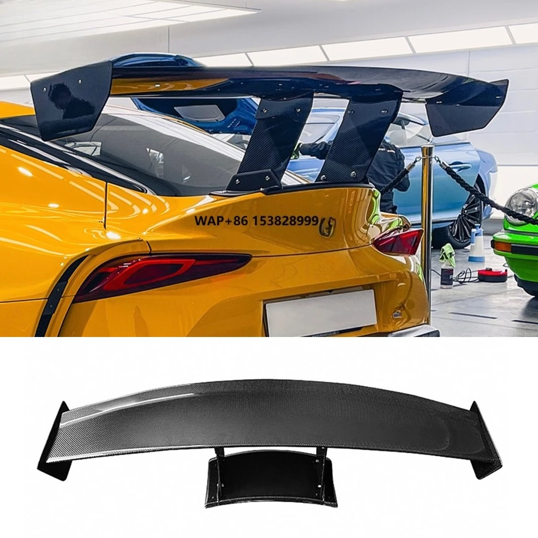 

PU-Design Carbon Fiber Rear Wing Spoiler Lip Wings for Supra A90 A91 MK5 Bumper Upgrade VRS Style Body Kit Wholesaler