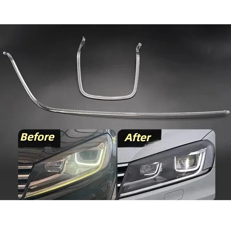 

For Mercedes-Benz G-Class SUVs G550 G60 G65 G500 2019-2024- Automotive DRL light guide plate headlight and daytime running light