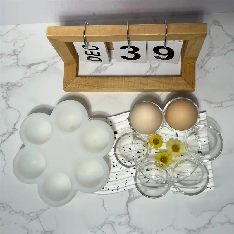 E21F Silicone Tray Mold Silicone Holder Molds Eggs Stand Mould Eggs Holder Moulds Suitable for DIY Crafts and Organizing