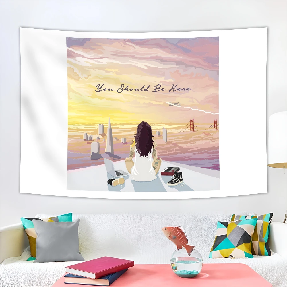 90X150CM You Should Be Here singer Kehlanis Flag Poster Polyester Printing singer Banner For Room Decor Tapestry