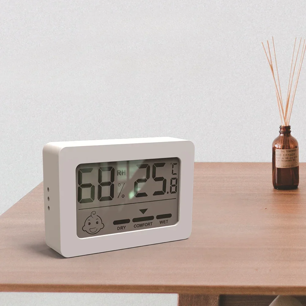 1 PC Electronic Temperature and Humidity Meter Digital Thermostat Indoor Mini LCD Digital Temperature and Humidity Meter