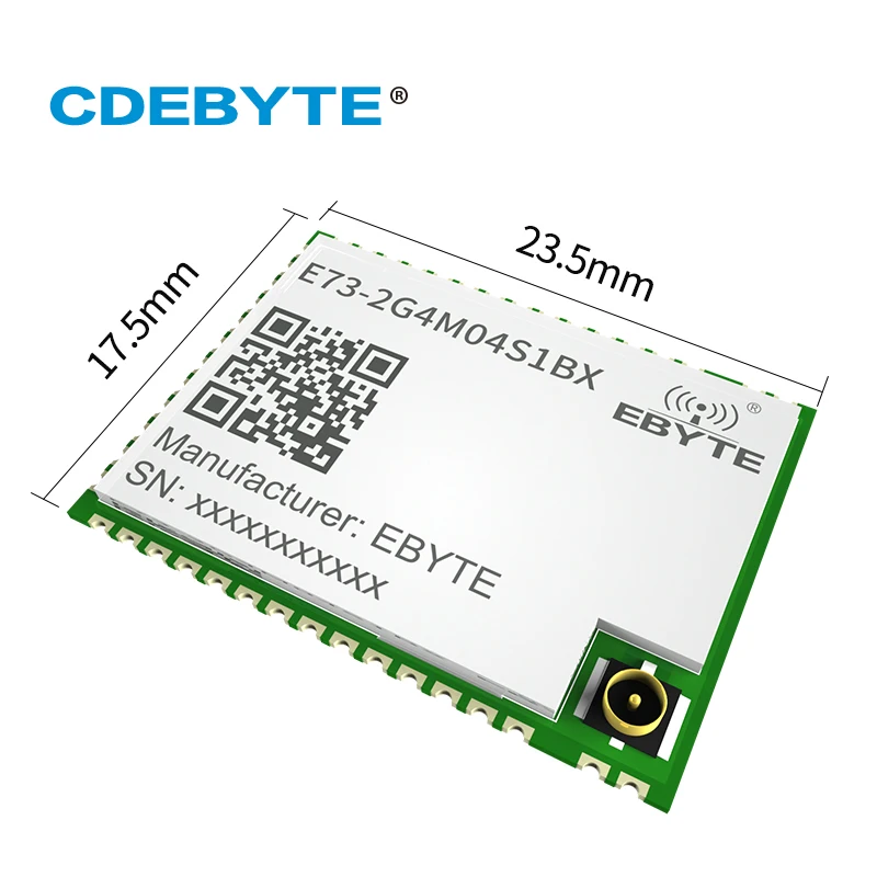 2.4GHz nRF52832 BLE 4.2/5.0 Transceiver Wireless rf Module IPEX Antenna CDEBYTE E73-2G4M04S1BX SMD Receiver  Bluetooth Module