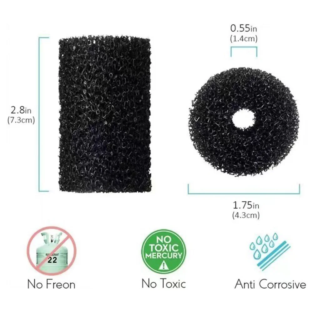 10pcs Cleaning Sponge Tail Scrubber For Polaris Vac- Sweep Pool Cleaner Hose Tail - Fits 180 280 Sport 7.3*4.3cm High Quality