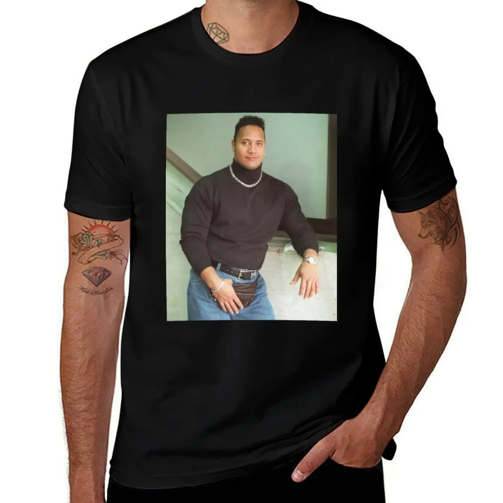 

Dwayne Johnson T-Shirt funny t shirts man man t shirt summer