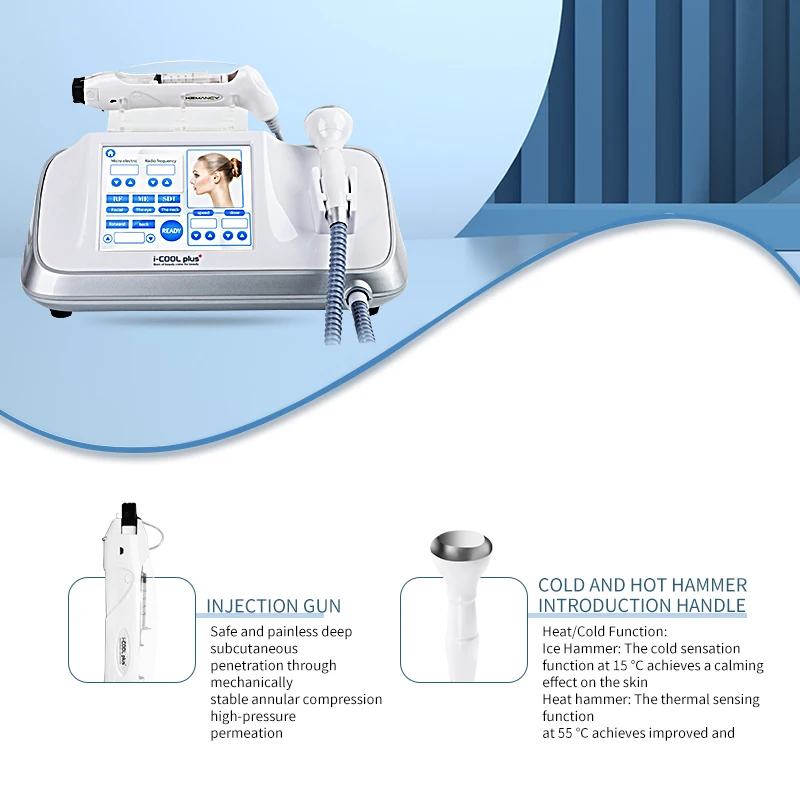Professional Desktop Skin Lifting Device Water Light Technology for Pore Shrinking Wrinkle Removal Whitening Brush