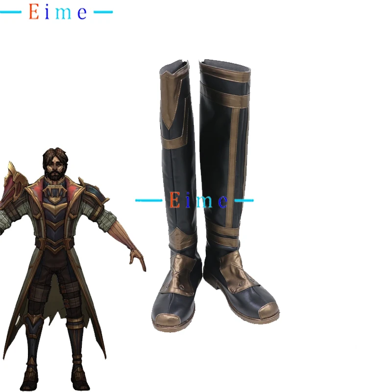 

Arcane Jayce Cosplay Shoes PU Leather Shoes Halloween Carnival Boots Anime Accessories Cosplay Props Custom Made