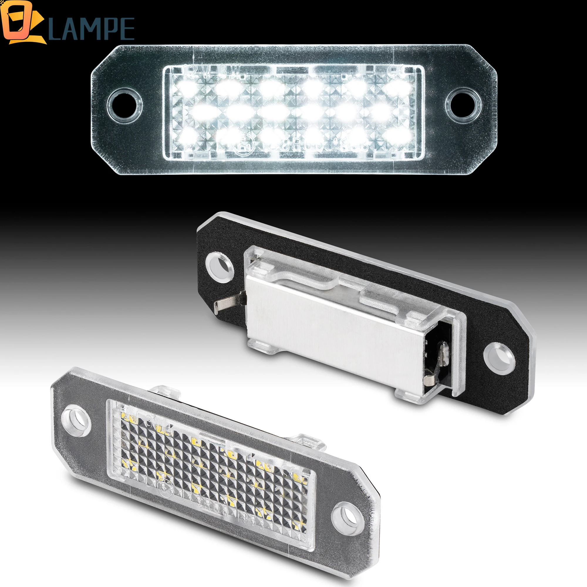 

2 шт. автомобильные светодиодные фонари номерного знака, автоматические задние фонари для VW Golf Transporter T5 Caddy Jetta MK5