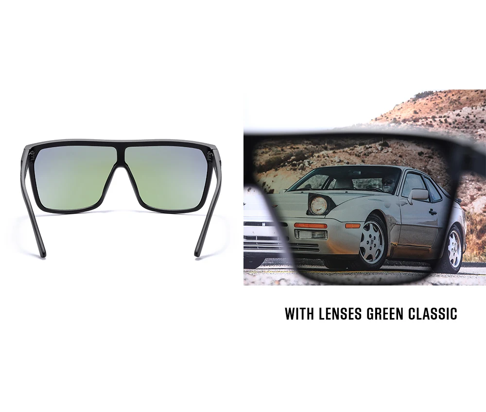 Kdeam High-End-Angels onnen brille für Männer und Frauen einteilige polarisierte Sonnenbrille mit langlebigen 5-Barrel-Scharnieren – Detail 16