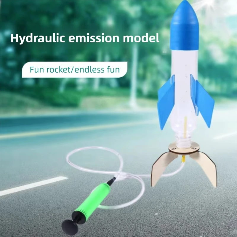 DIY Rocket Sprinklers Toys Water Splash Rocket Outdoor Water Play Toy Science Experiment Kit & Education toy for boy's toy