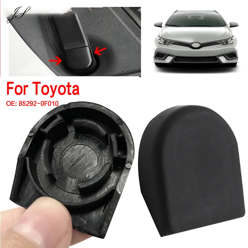 Tuerca de cabeza de brazo de limpiaparabrisas delantero de coche para Scion XB Toyota 4Runner Corolla E110 E120 120 Celica MR2 Paseo RAV4 2 uds perno de tapa