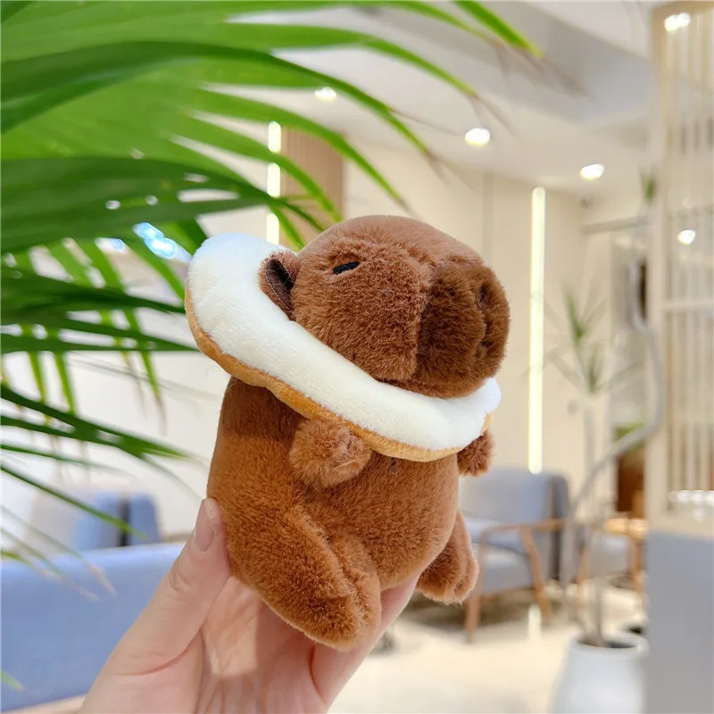 Capybara Plush Toys Women Cute Capibara Bag Pendant Hoilday Gift Fluffty Doll Key Chain Keychain Kids Backpack Decor Party