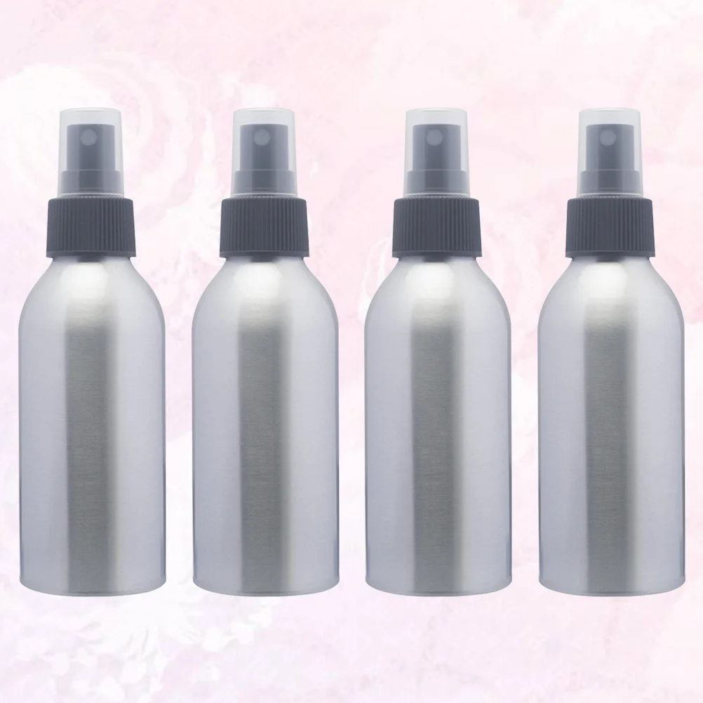 

4Pcs 250Ml Aluminum Spray Bottle Detachable Refillable Water Sprayer for Home Outdoor Liquid Storage Compact