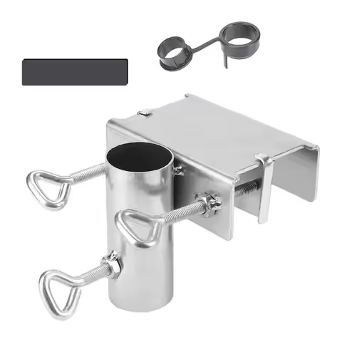 ABKD Parasol Fixed Clip Patio Umbrella Holder Clamp Umbrella Clamp Deck Umbrella Holder For Beach Fences Chair Courtyard Use