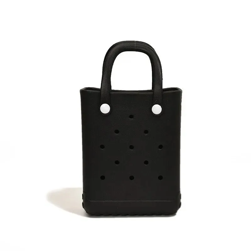 Strandtasche Picknick-Aufbewahrungskorb Sommer Damen Reisehandtaschen Mode Einkaufstasche Gummi EVA Wasserdichte Strandtasche Geldbörse – Detail 11