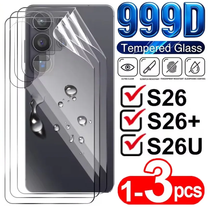 

1-3Pcs Hydrogel Back Films for Samsung Galaxy S26 Plus Anti-scratch Soft Protective Film for Samsung Galaxy S26 Ultra NOT Glass
