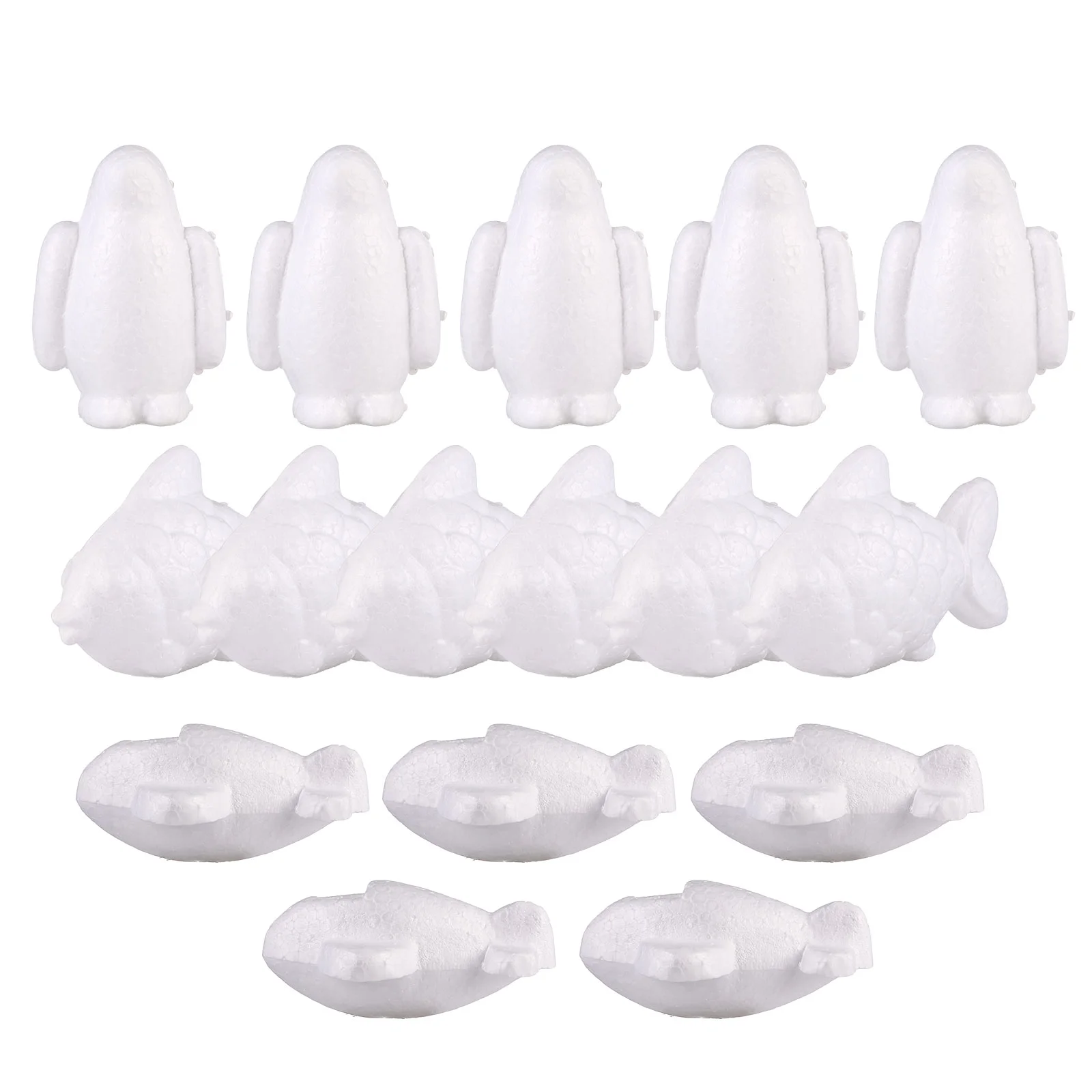 

15pcs Foam Model Blanks Crafts Home Decor Mini Painting Mould Craft Supplies Premium Quality Use Creative Design