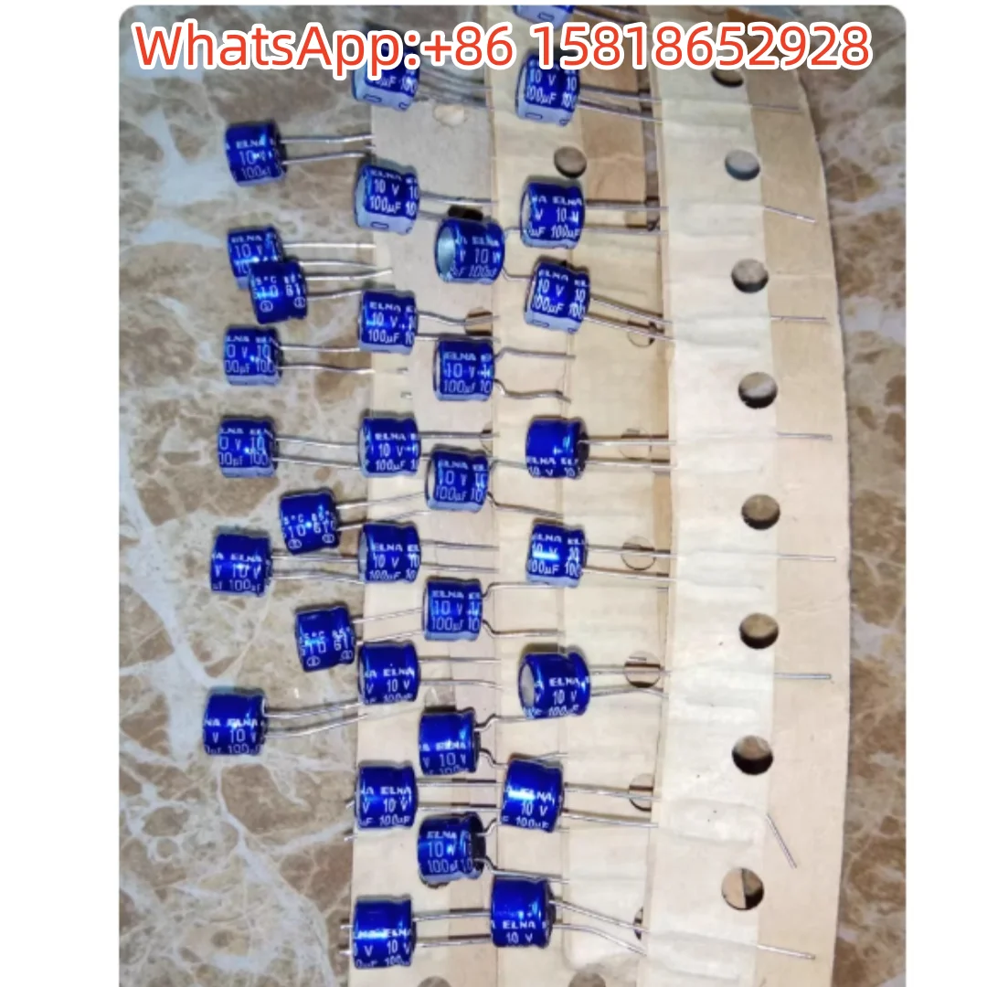 50pcs 10V100UF 6X5mm Japanese Imported Audio Electrolytic Capacitors