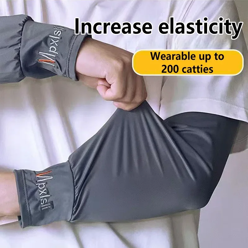 Cooling Ice Silk Arm Sleeves Breathable Uv Protection Summer Driving Cycling Outdoor Sports Loose Sun Protection Arm Covers
