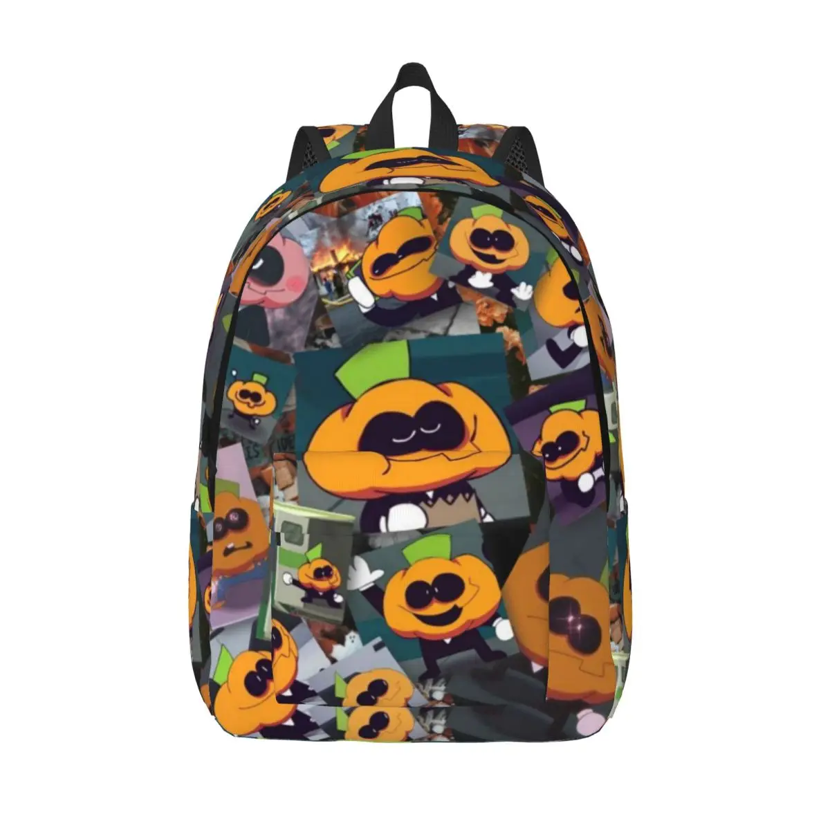 

Spooky Month Horror Cartoon Teenage Backpack Outdoor High School Business Daypack for Men Women Laptop Computer Canvas Bags