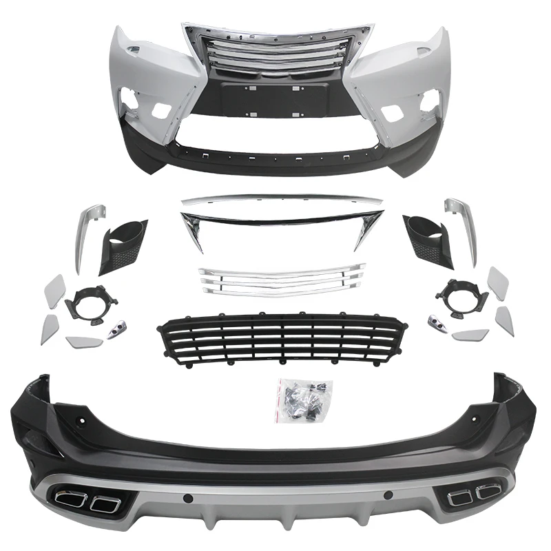 

Комплект обвесов для внедорожников 4x4: передний и задний бамперы, расширенный кузовной комплект для рестайлинга, для моделей 2016-2018 годов