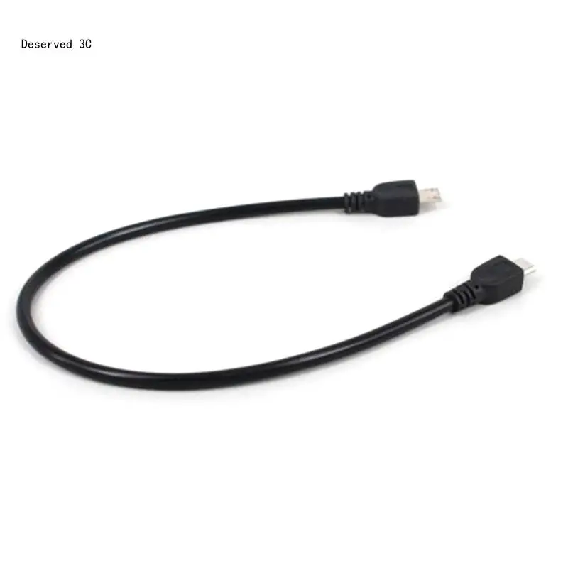 R9CB 5 Pin Micro USB męski na Micro USB męski konwerter OTG Adapter kabel do transmisji danych przewód do ładowarki do tabletów