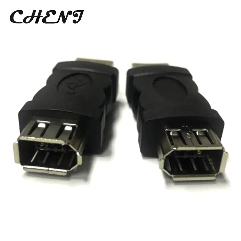 Firewire IEEE 1394 6 Pin Female To USB 2.0 Type A Male Adaptor Adapter Cameras Mobile Phones MP3 Player PDAs Black