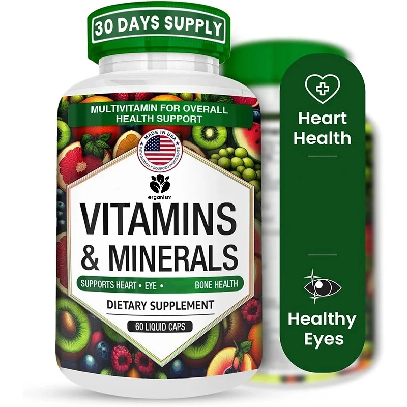 

Мультивитаминные/минеральные капсулы, содержащие цинк и смесь из 42 высококачественных фруктов и овощей, 60 капсул.