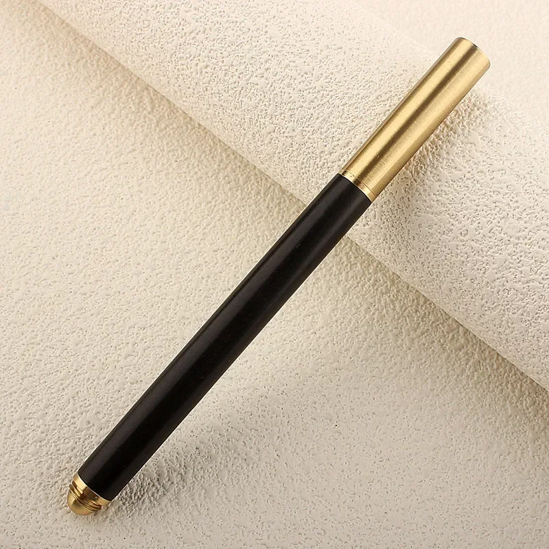 Luxury Wood Metal Bronze Ballpoint Pens School Business Office Signature Roller Pen Writing Ballpen Student Stationery Supplies