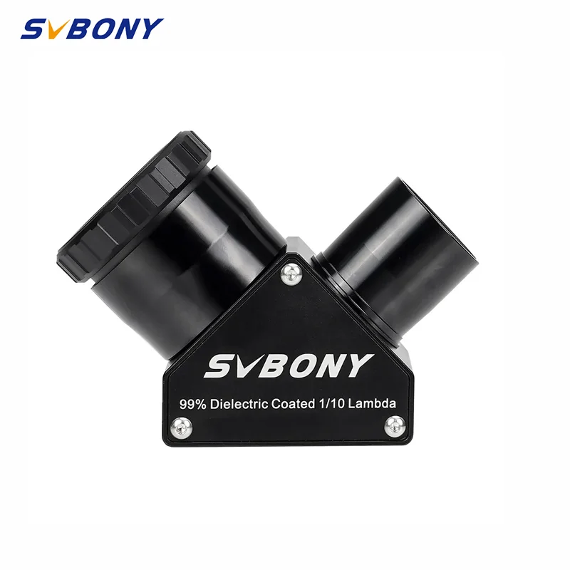 SVBONY SV223 1.25 inch 90-degree Clicklock 99% Reflective Dielectric Coating Diagonal Mirror 1/10 Lambda Black